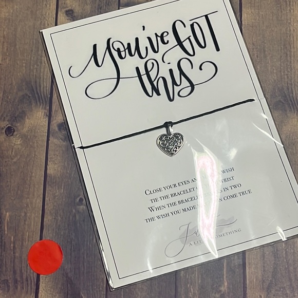You Got This Inspirational Wish Bracelet - Small gift, big meaning - Heart - Picture 2 of 4